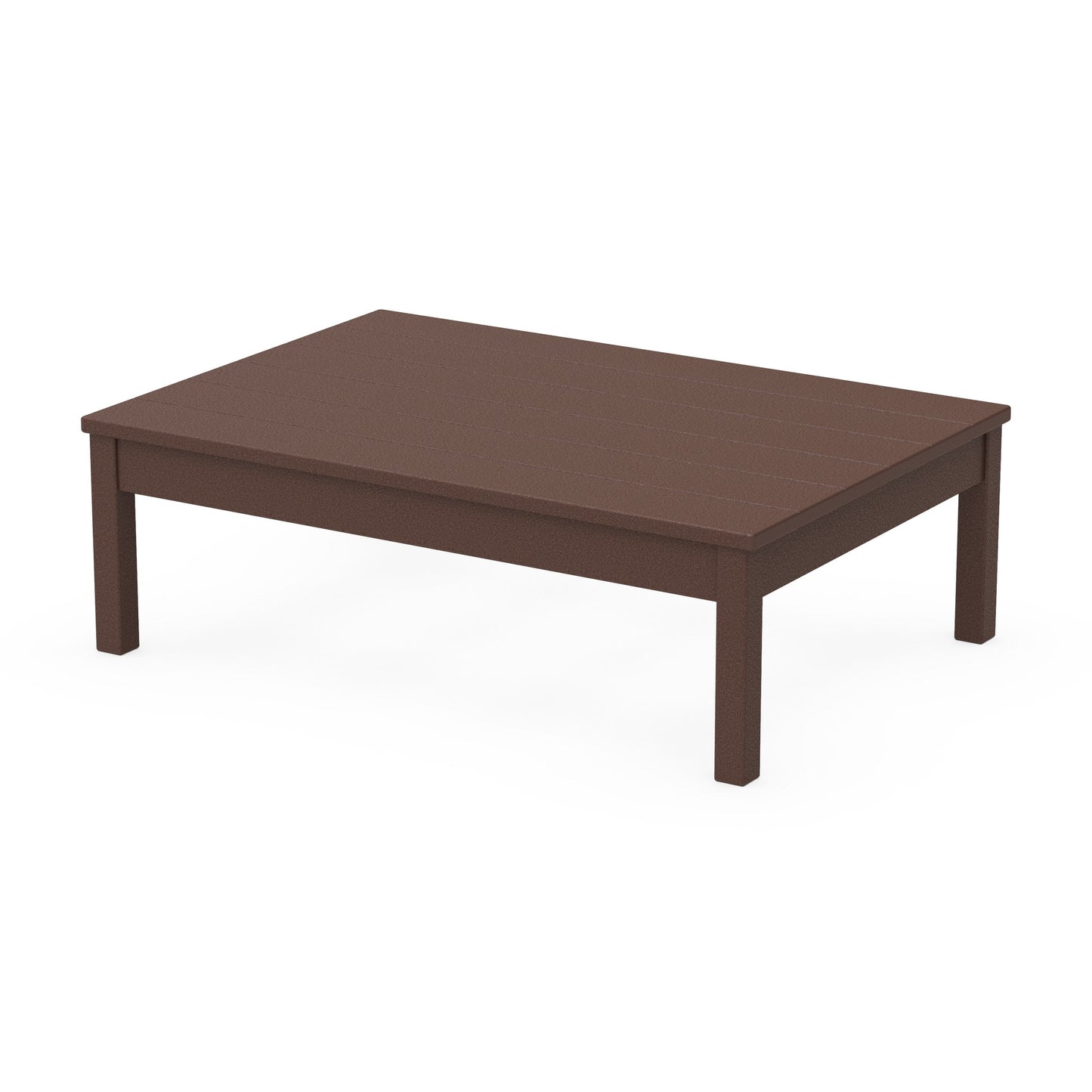 POLYWOOD 33" x 47" Coffee Table — Mahogany