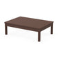 POLYWOOD 33" x 47" Coffee Table — Mahogany