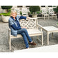 POLYWOOD Chinoiserie 48" Garden Bench