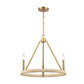 ABACA 20'' WIDE 3-LIGHT CHANDELIER - FREE SHIPPING !!!
