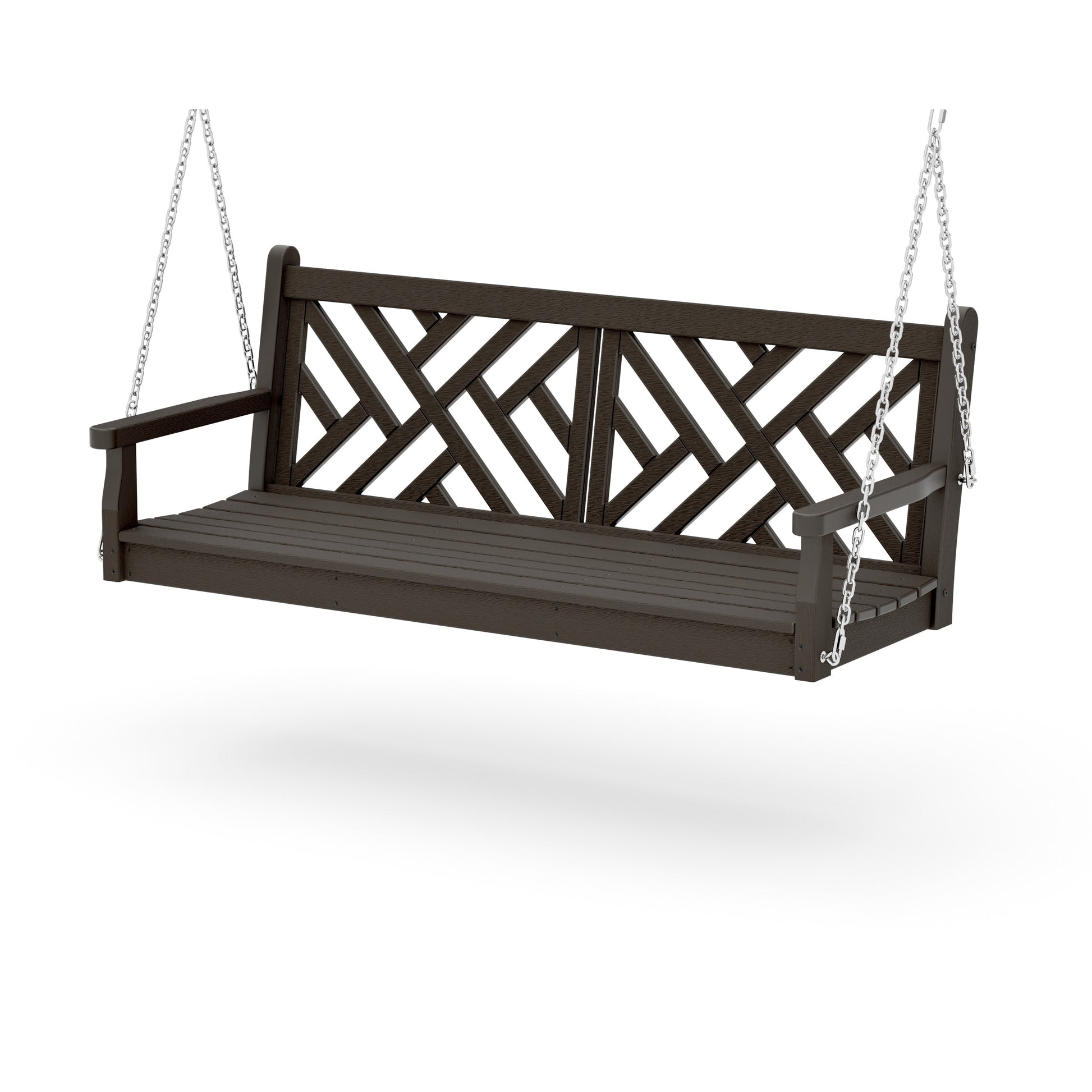 POLYWOOD Chippendale 60" Swing — Vintage Coffee
