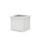POLYWOOD Acadia Large Square Planter Box — White