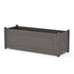 POLYWOOD Country Living Large Rectangle Triple Planter Box — Driftwood