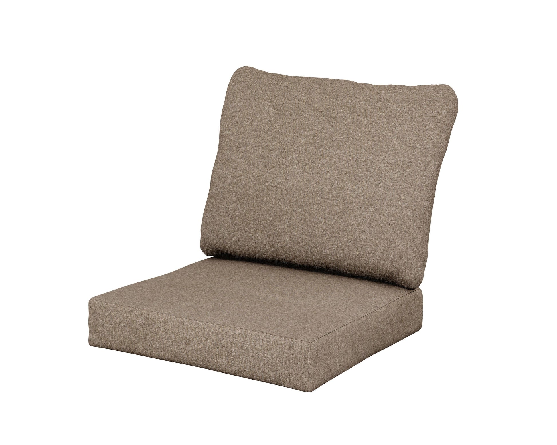 POLYWOOD Baffle Seat/Back Cushion — Spiced Burlap