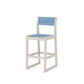 POLYWOOD EDGE Sling Bar Side Chair — Sand / Poolside Sling
