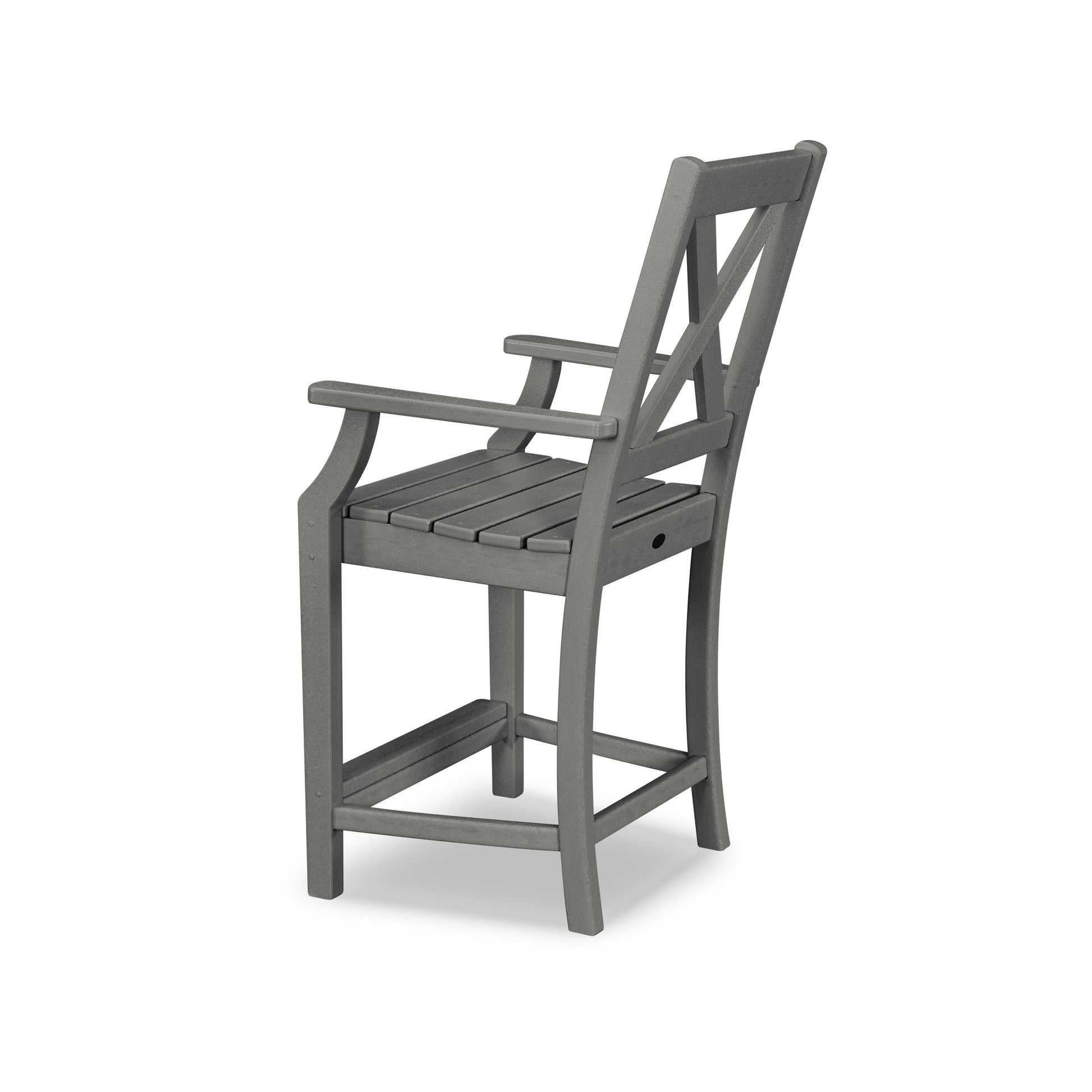 POLYWOOD Braxton Counter Arm Chair