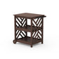 POLYWOOD Chippendale Bar Cart — Mahogany
