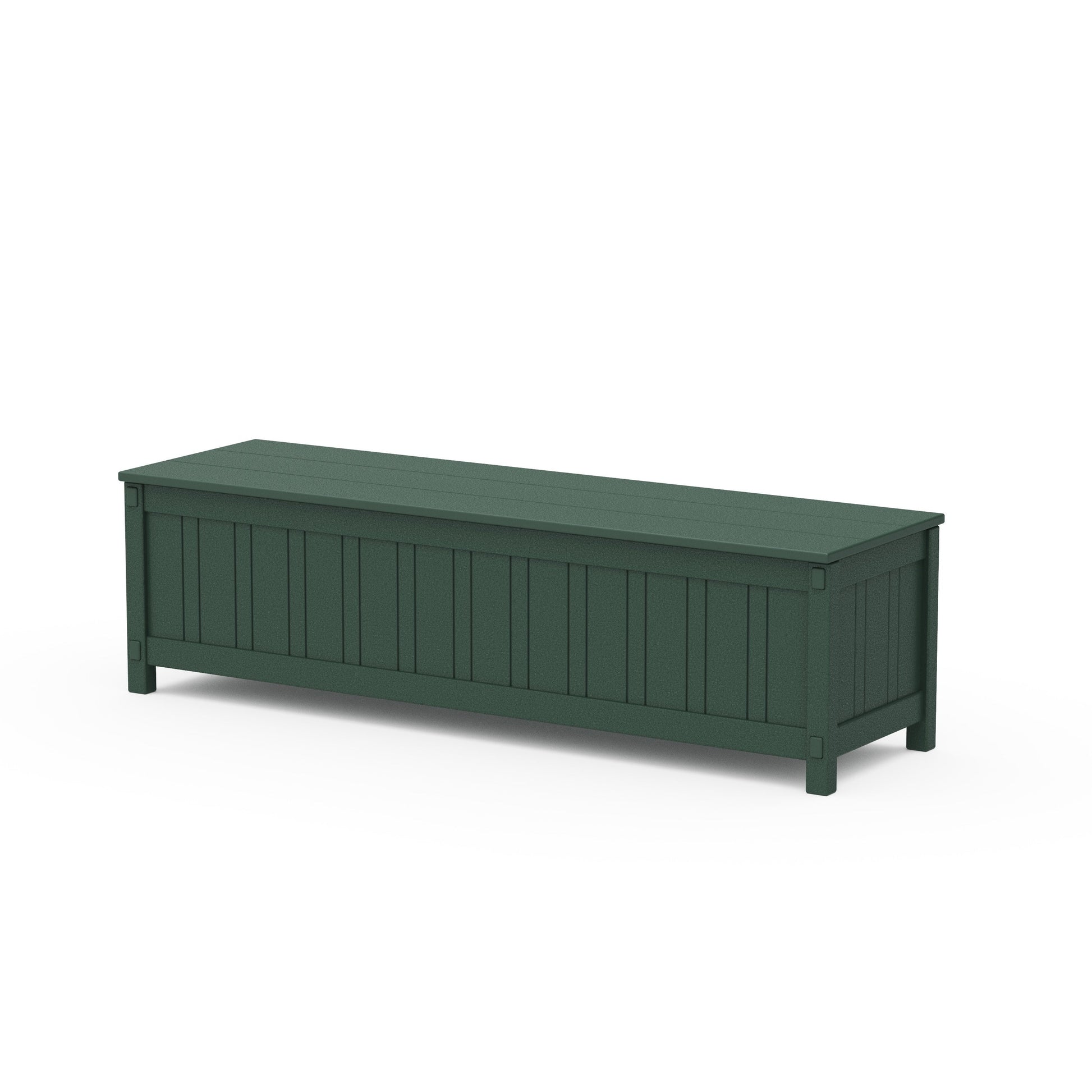 POLYWOOD Acadia 60" Storage Bench — Green
