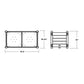 POLYWOOD Nautical Rectangle Double Planter Box