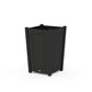 POLYWOOD Country Living Large Tapered Square Planter Box — Black
