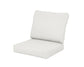 POLYWOOD Baffle Seat/Back Cushion — Natural Linen