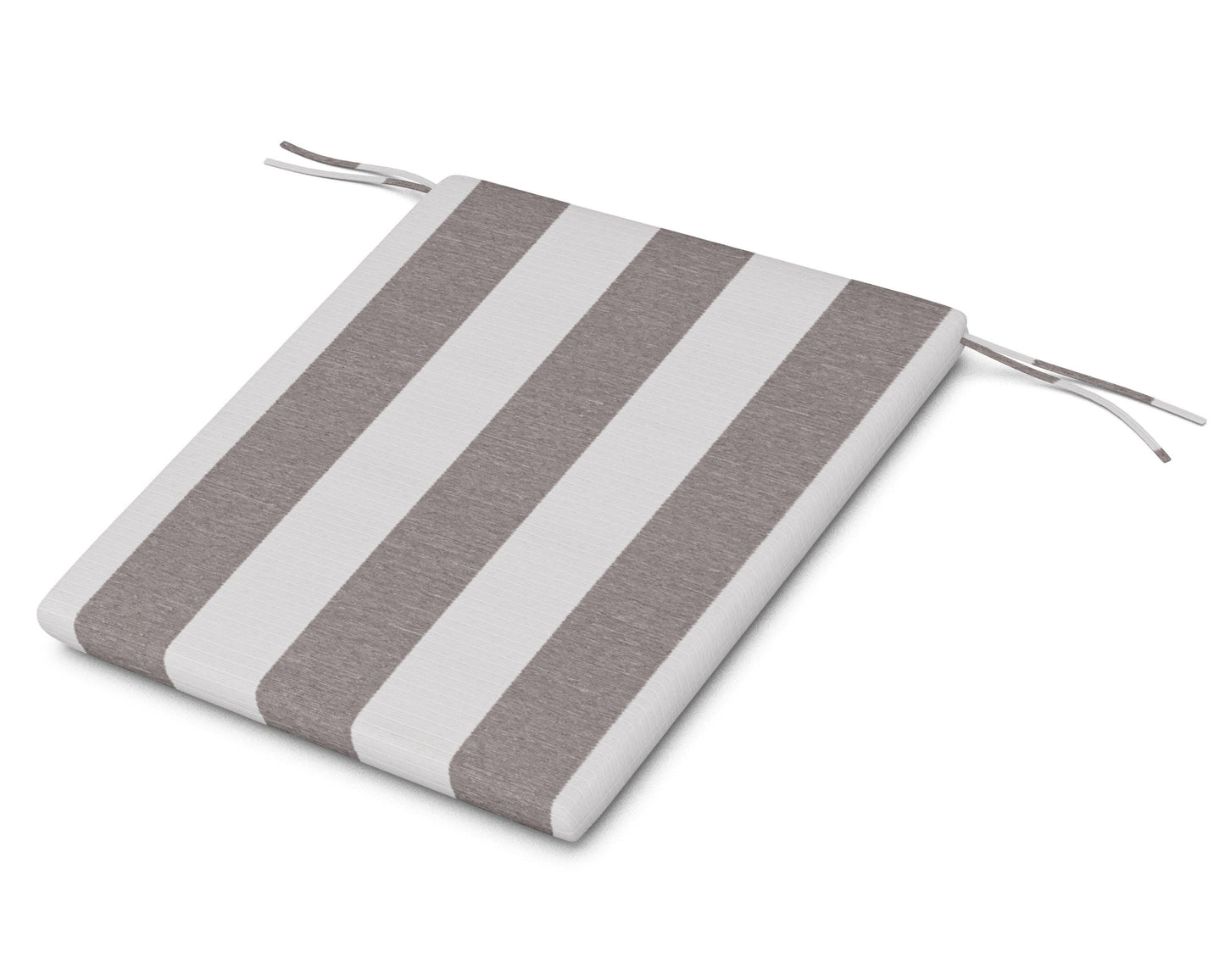 POLYWOOD AL100 Seat Pad — Cabana Stripe Grey Mist