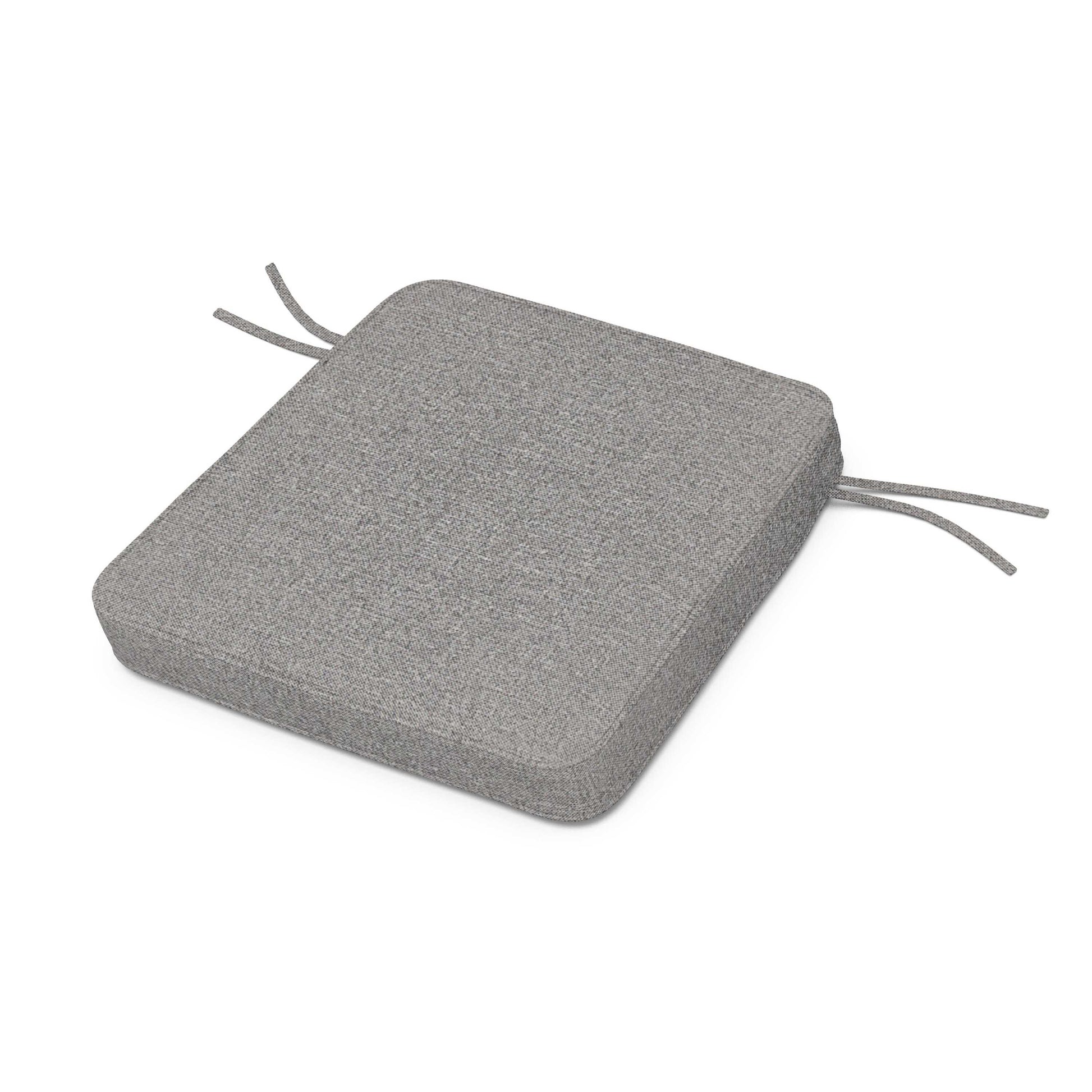 POLYWOOD Acadia Dining Arm Seat Cushion — Grey Mist