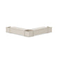POLYWOOD 60" Vineyard L- Shaped Planter Storage Bench Corner Set — Sand