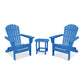 POLYWOOD South Beach 3-Piece Folding Adirondack Set FREE SHIPPING