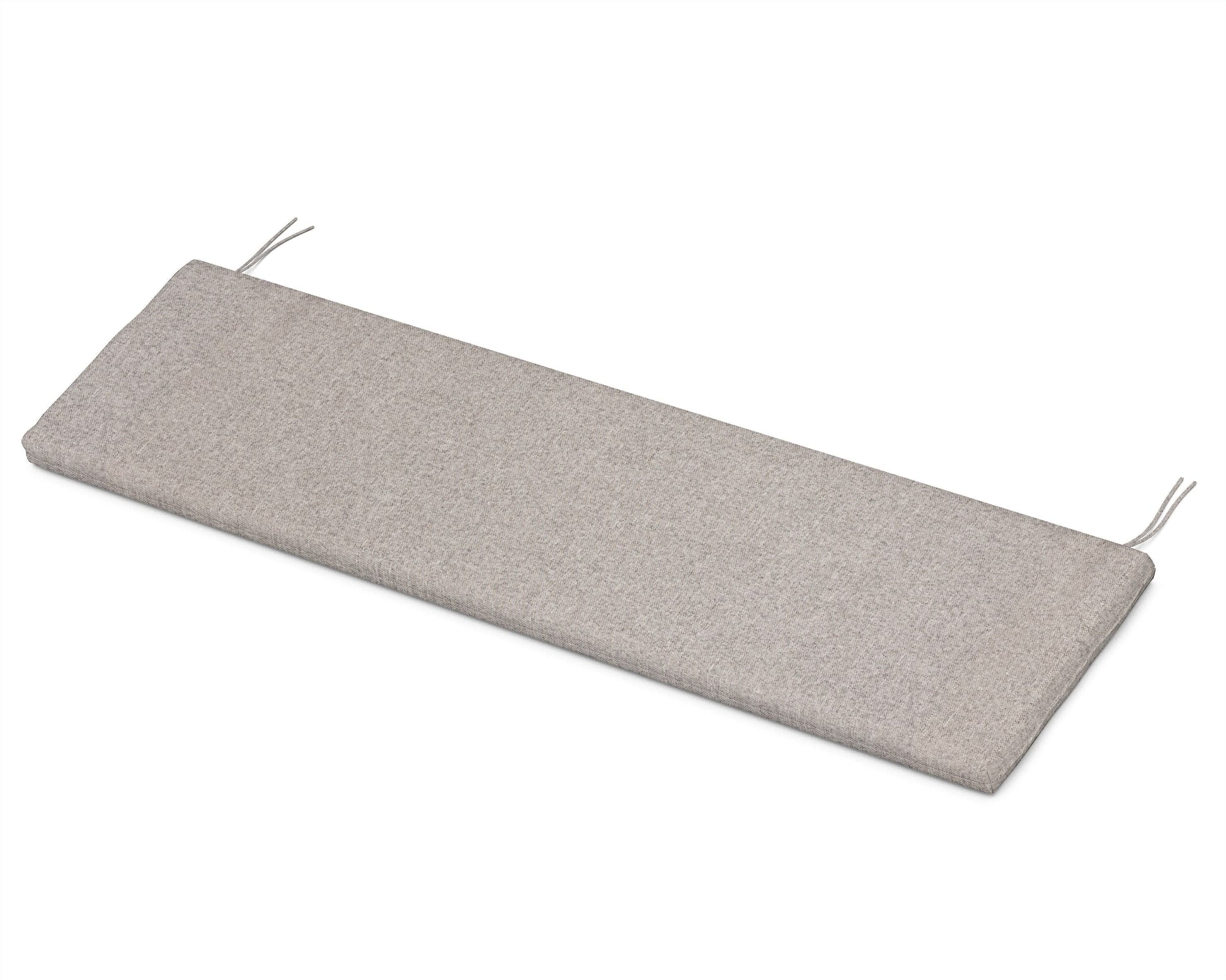 POLYWOOD Bench Seat Cushion - 17.5"D x 57.5"W x 2.5"H — Weathered Tweed