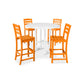 POLYWOOD La Casa Café 5-Piece Side Chair Bar Dining Set FREE SHIPPING