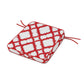 POLYWOOD Acadia Dining Arm Seat Cushion — Trellis Crimson