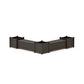 POLYWOOD 48" Nautical L- Shaped Planter Storage Bench Corner Set- Large — Vintage Coffee