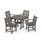 POLYWOOD Chippendale 5-Piece Dining Set — Driftwood