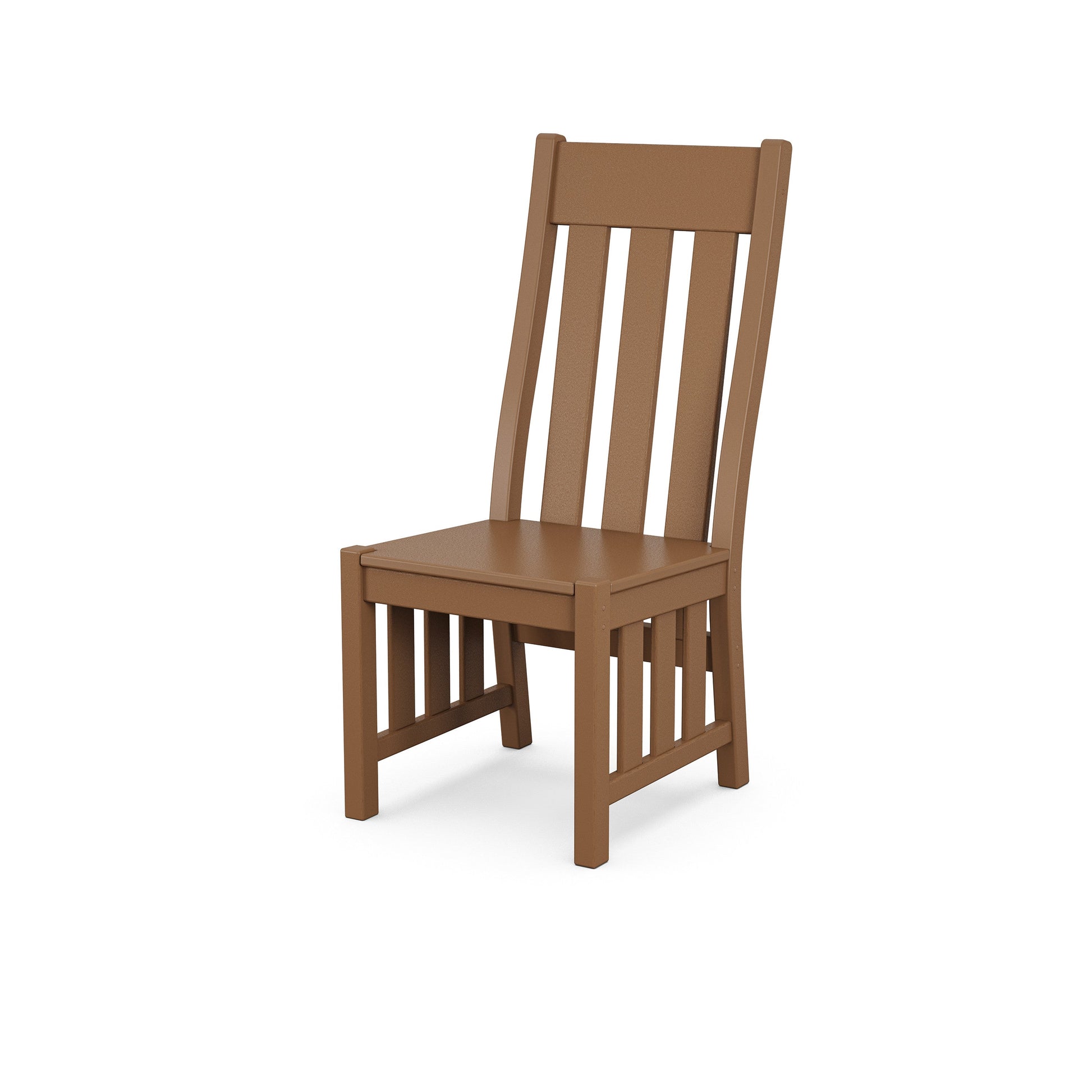 POLYWOOD Acadia Dining Side Chair — Teak