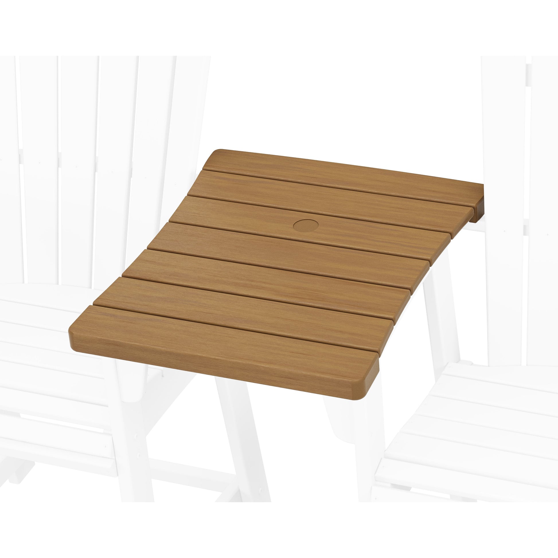 POLYWOOD 600 Series Straight Adirondack Dining Connecting Table — Natural