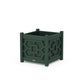 POLYWOOD Chinoiserie Large Square Planter Box — Green