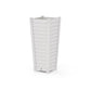 POLYWOOD Nautical Tapered Square Tall Planter Box — Vintage White
