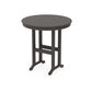 POLYWOOD 36" Round Farmhouse Counter Table — Vintage Coffee