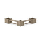 POLYWOOD 48" Nautical L- Shaped Planter Bench Corner Set - Large — Vintage Sahara