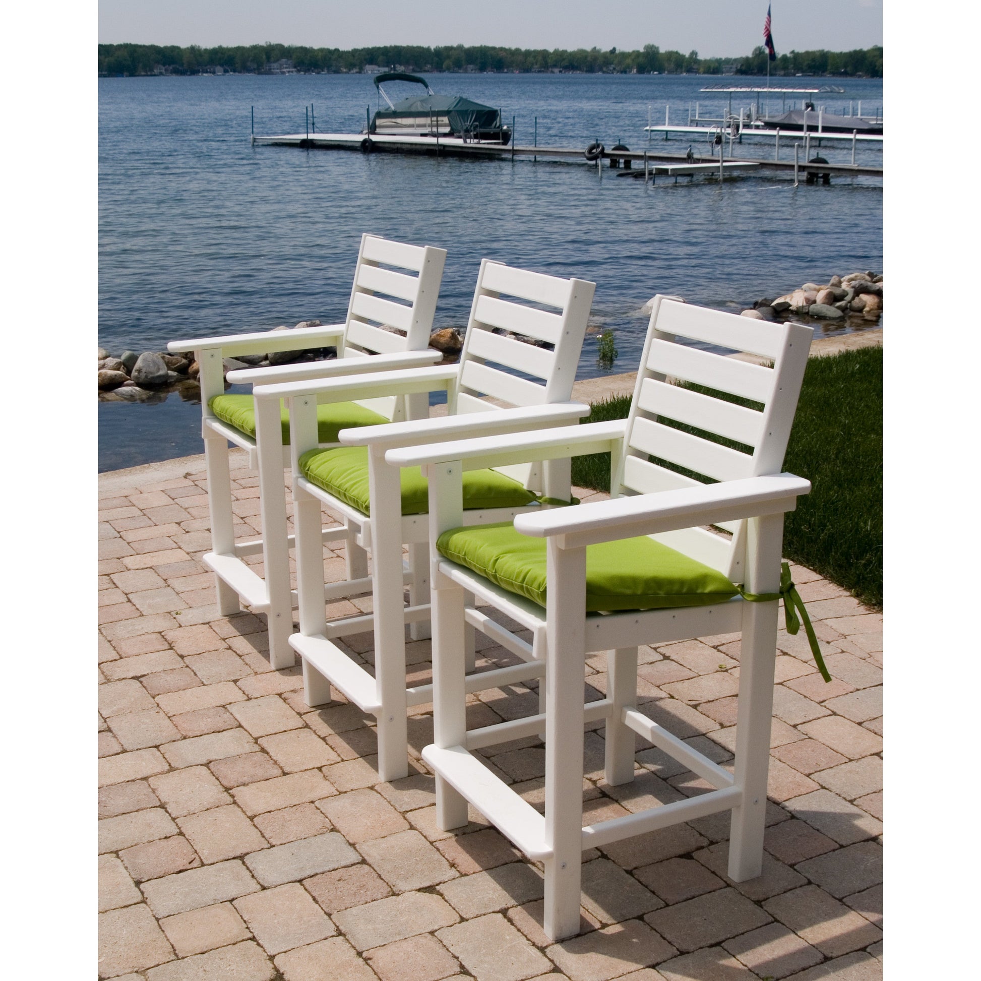 POLYWOOD Captain Counter Chair