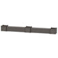 POLYWOOD 72" Nautical Straight Double Planter Storage Bench Set- Large — Driftwood