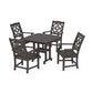 POLYWOOD Chinoiserie 5-Piece Dining Set — Vintage Coffee