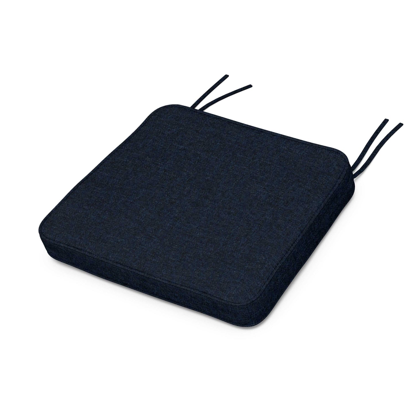 POLYWOOD Chinoiserie Arm Chair Seat Cushion — Marine Indigo