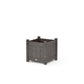 POLYWOOD Vineyard Square Planter Box — Driftwood
