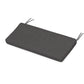 POLYWOOD Chinoiserie Bench Seat Cushion — Ash Charcoal