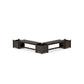 POLYWOOD 48" Country Living L- Shaped Planter Bench Corner Set — Vintage Coffee