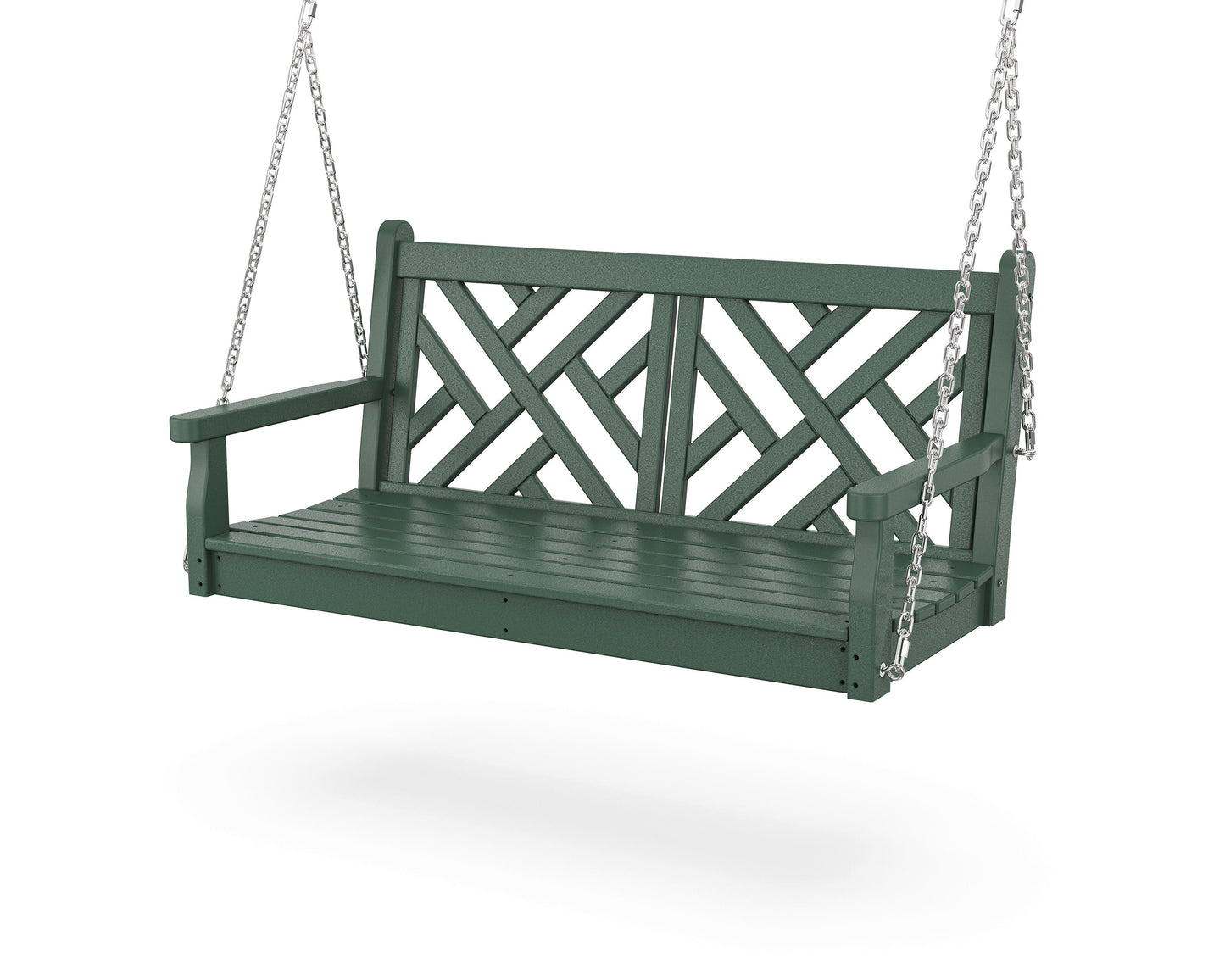 POLYWOOD Chippendale 48" Swing — Green