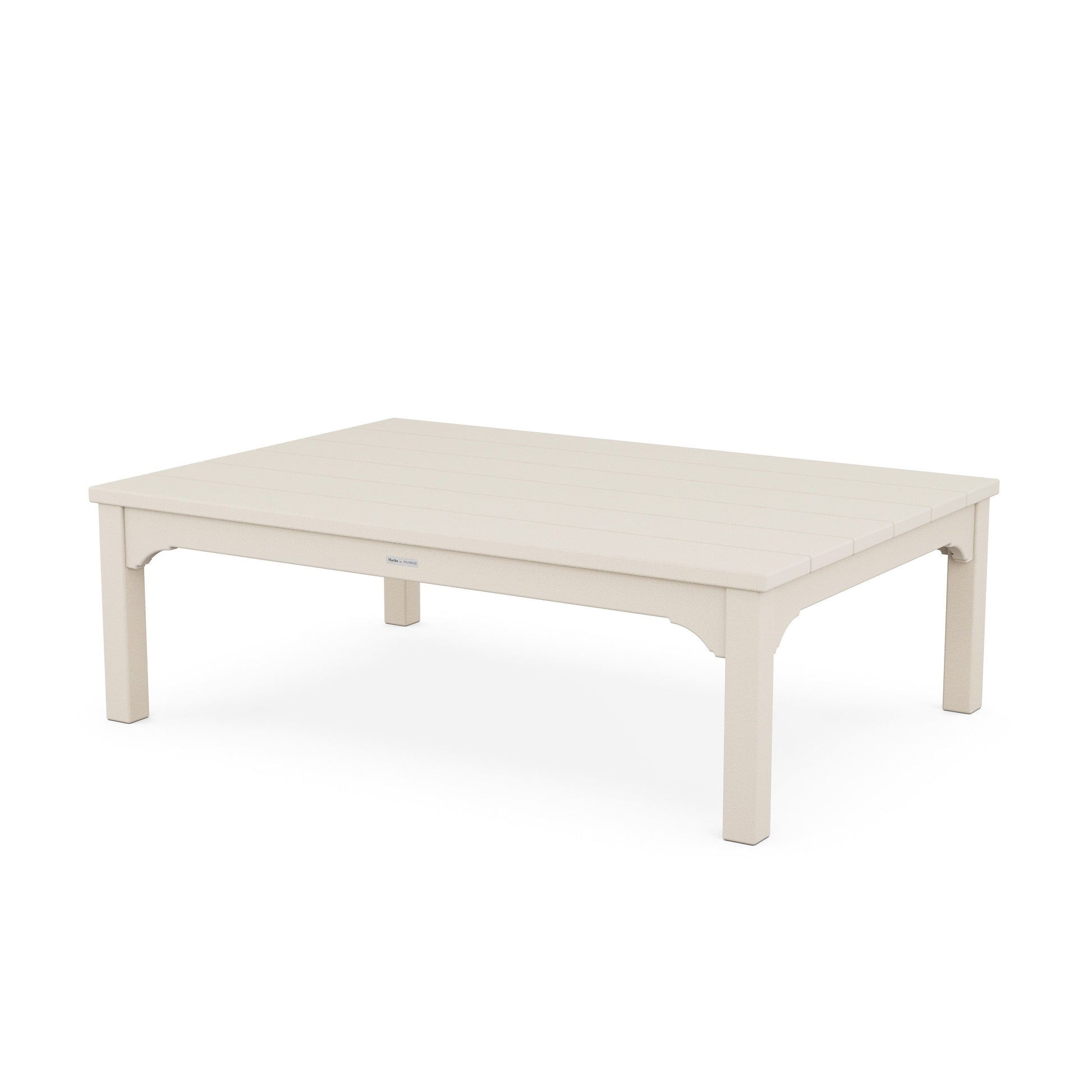 POLYWOOD Chinoiserie Coffee Table — Sand
