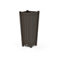POLYWOOD Vineyard Tapered Square Tall Planter Box — Vintage Coffee