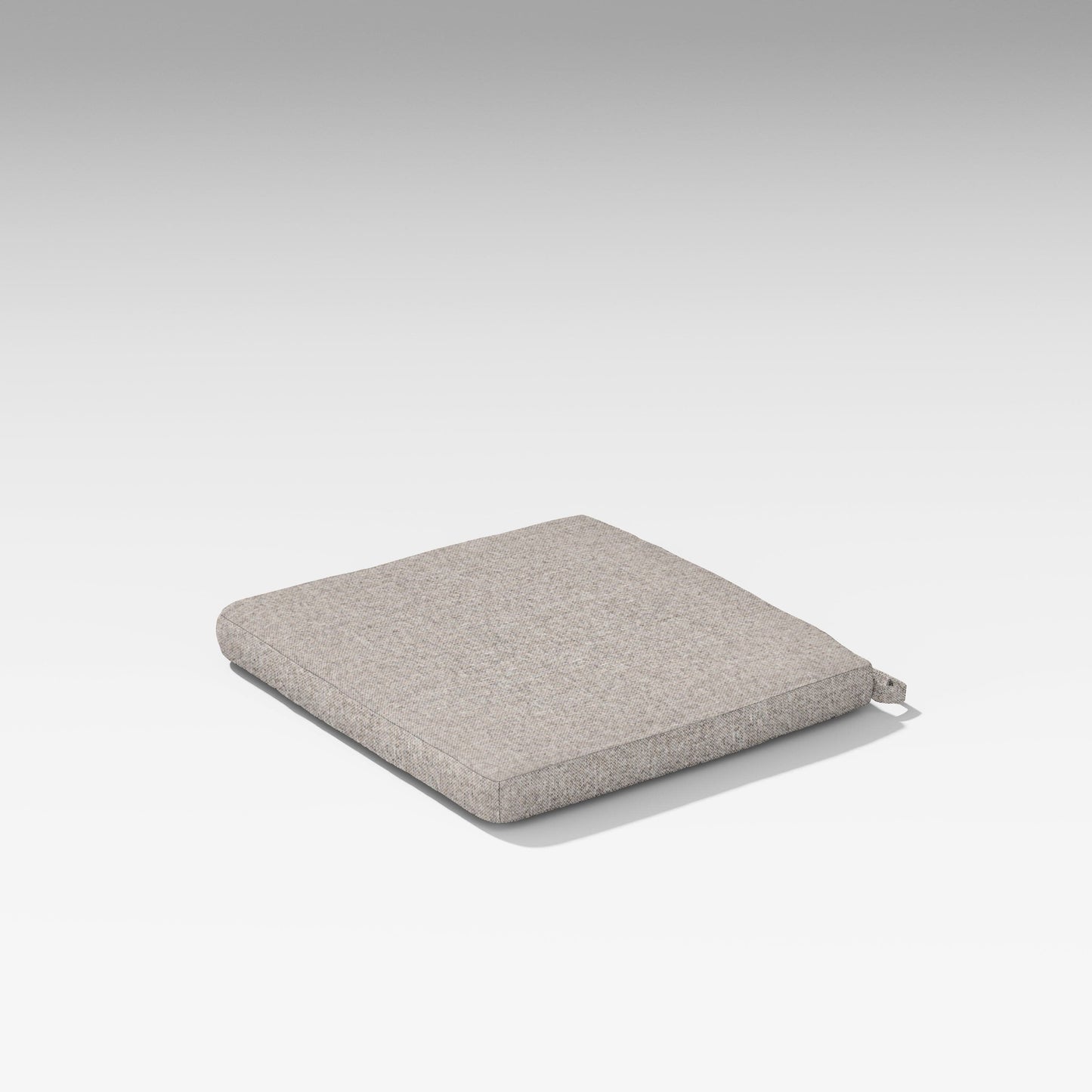 POLYWOOD Elevate Dining Chair Quick-Dry Seat Pad — Weathered Tweed