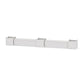 POLYWOOD 60" Country Living Straight Double Planter Storage Bench Set- Large — Vintage White