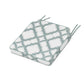 POLYWOOD Acadia Dining Side Seat Cushion — Trellis Glacier Spa