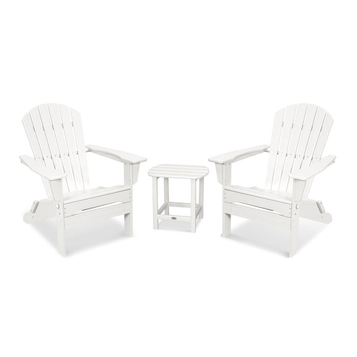 POLYWOOD South Beach 3-Piece Folding Adirondack Set FREE SHIPPING