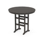 POLYWOOD 48" Round Farmhouse Bar Table — Vintage Coffee