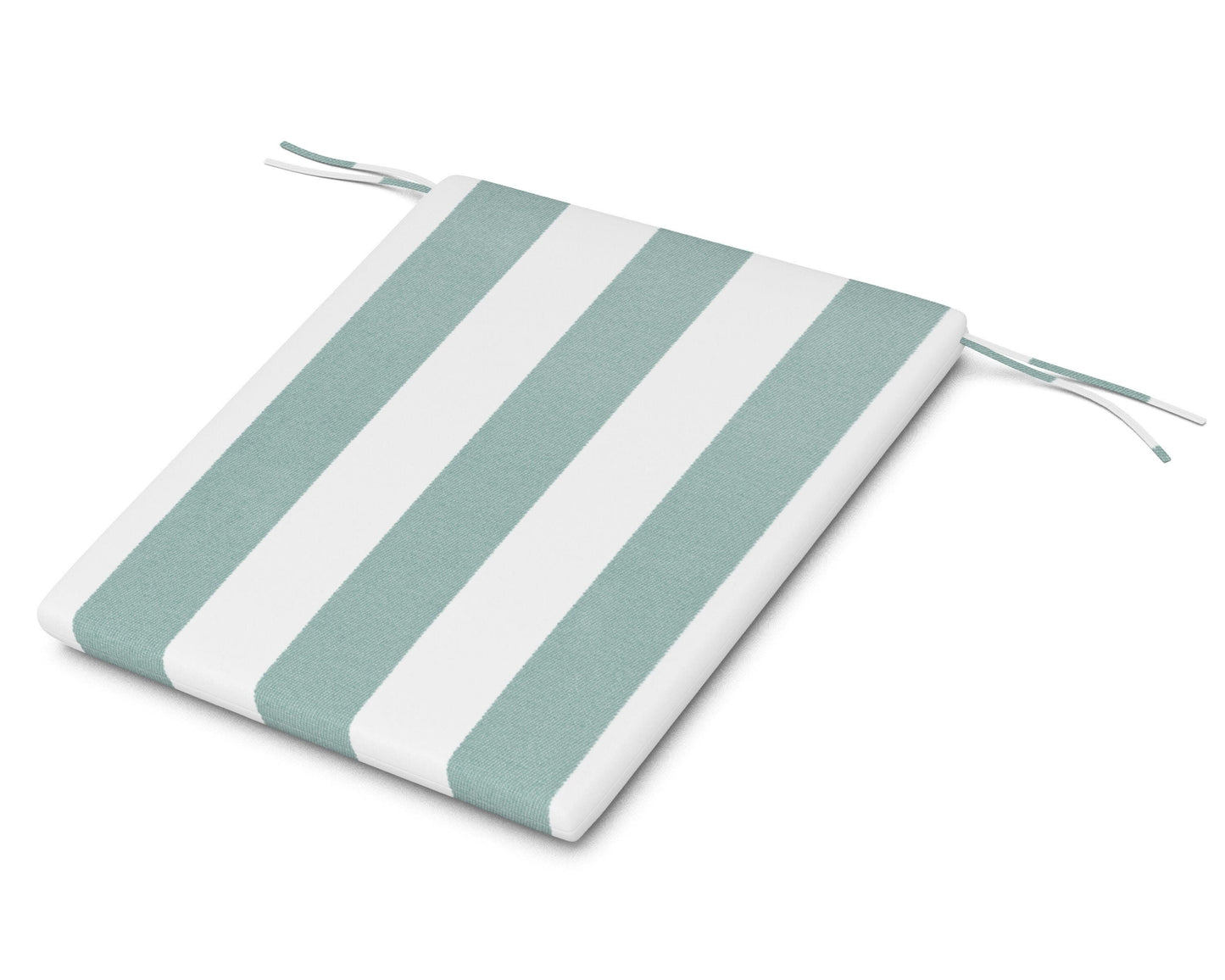 POLYWOOD AL100 Seat Pad — Cabana Stripe Glacier Spa