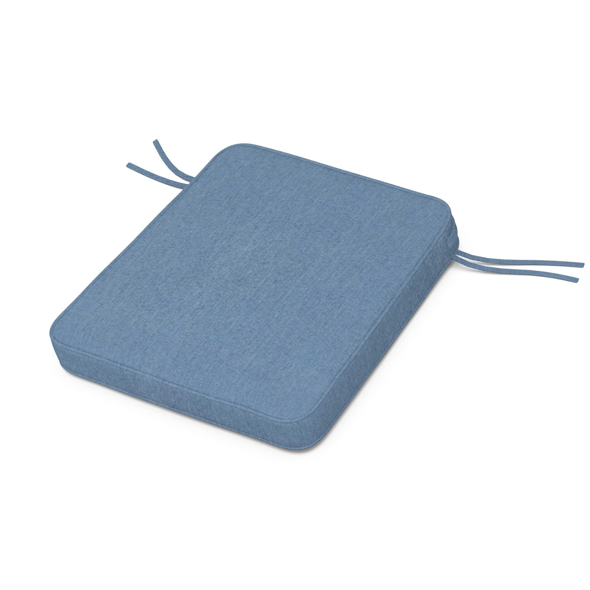 POLYWOOD Chinoiserie Rocker Seat Cushion — Sky Blue