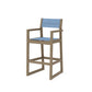 POLYWOOD EDGE Sling Bar Arm Chair — Vintage Sahara / Poolside Sling