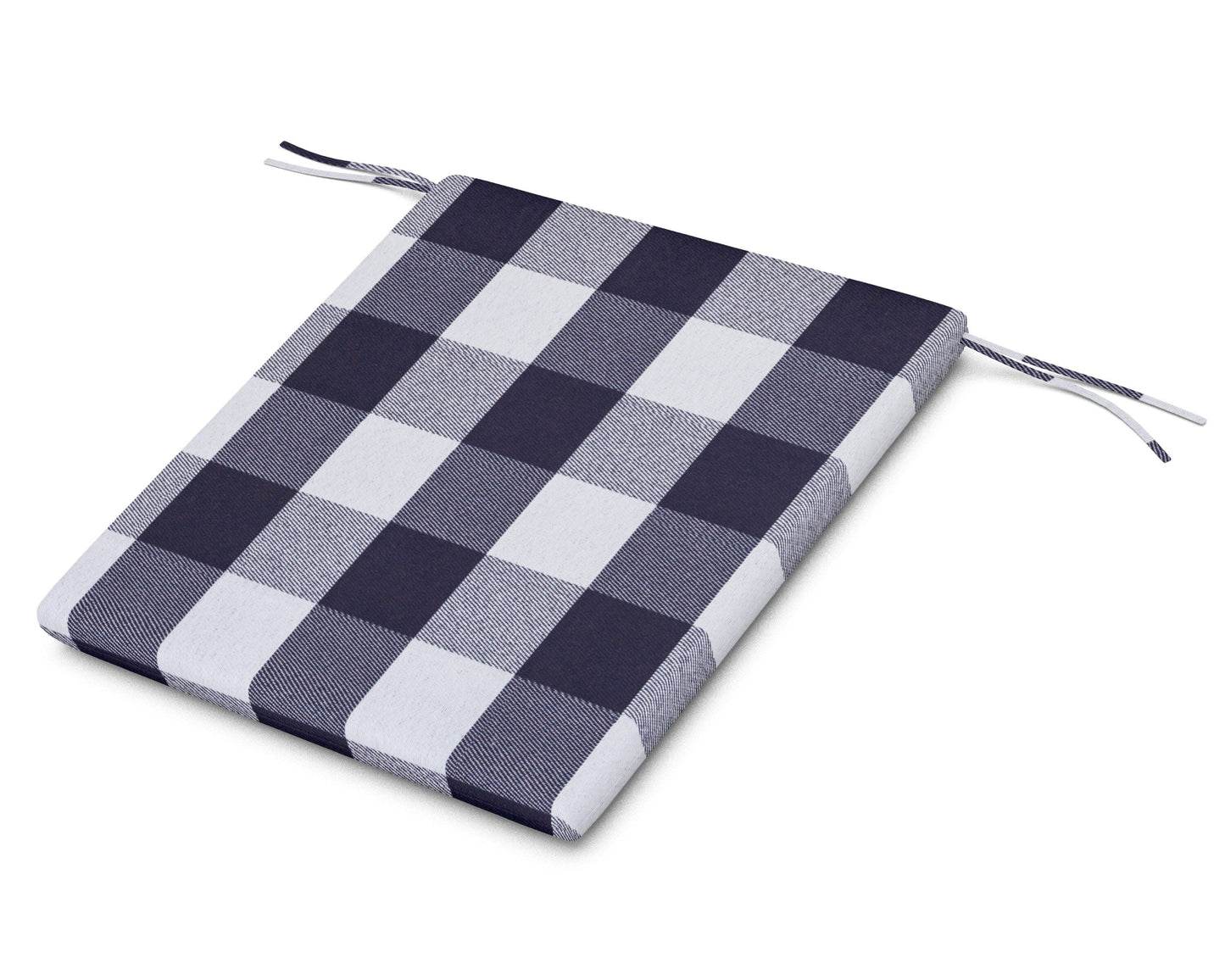 POLYWOOD AL100 Seat Pad — Buffalo Plaid Navy