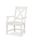 POLYWOOD Braxton Dining Arm Chair — White